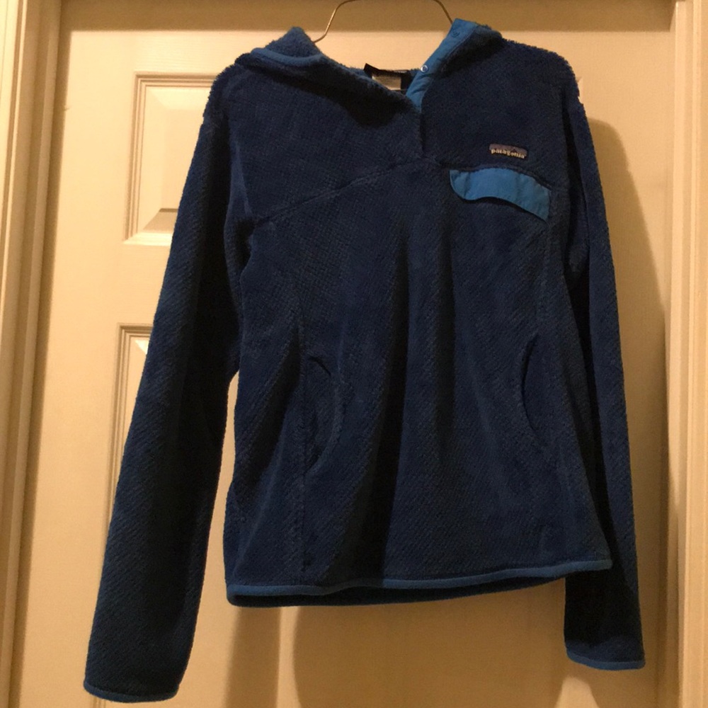 Patagonia blue hoodie